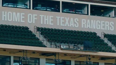 Photo of the Texas Rangers stadium